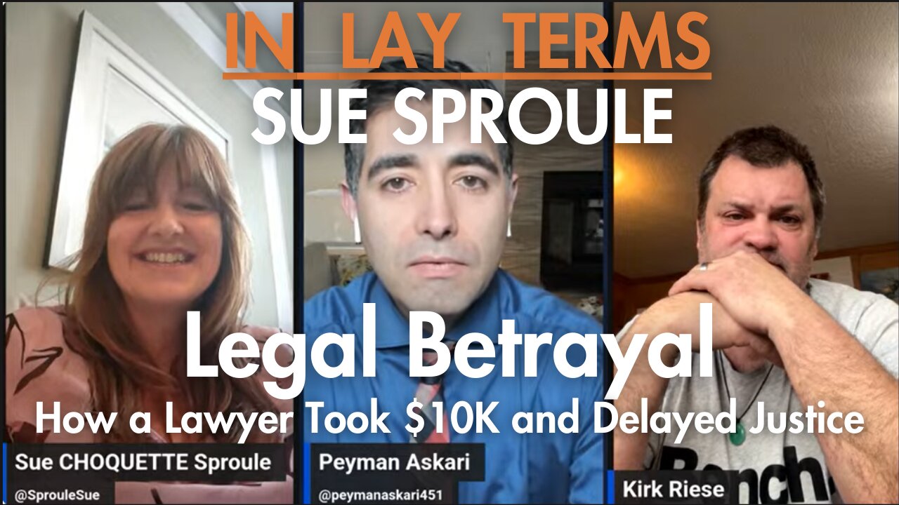 Sue Sproule | EP 160 | Legal Betrayal: How a Lawyer Took $10K and Delayed Justice