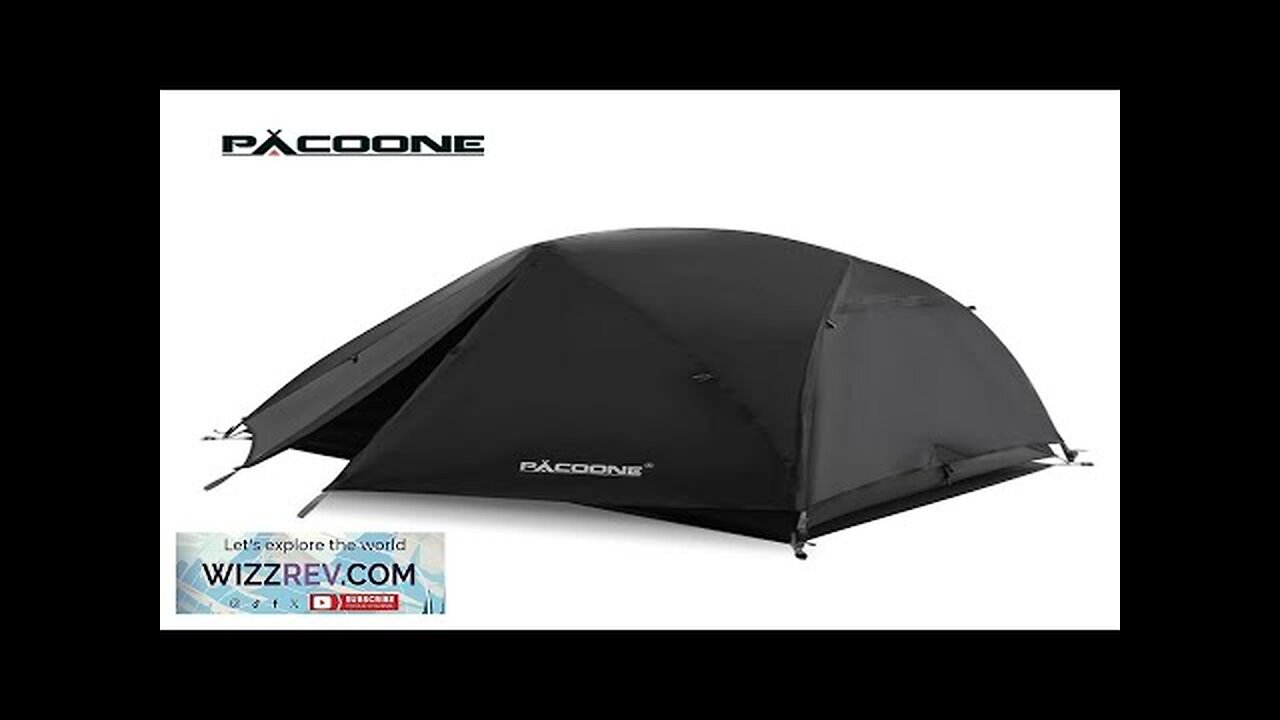 PACOONE Ultralight 20D Nylon Camping Tent Portable Backpacking Cycling Tent Waterproof Review