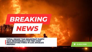 Total Proof The Democrat Party Was Responsible For The Most Devastating Fires In Los Angeles History