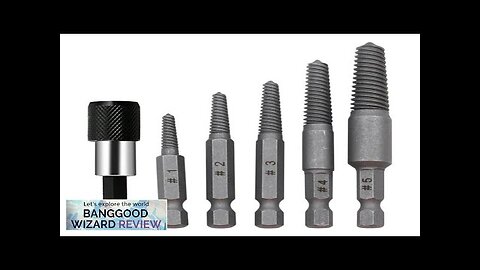 5 Pack Screw Extractor Center Bit Guide for Broken Bolt Puller Hex Review