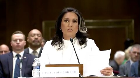 Tulsi Gabbard unleashes on the deep state in her opening statement
