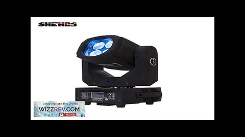 SHEHDS LED 4X25W RGBW Super Beam Moving Head Light DMX512 Disco Dj Review