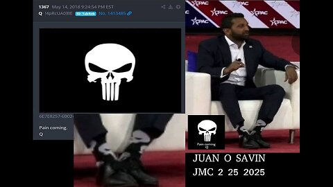 JUAN O SAVIN- GITMO & PAIN COMING. Q - JMC 2 25 2025