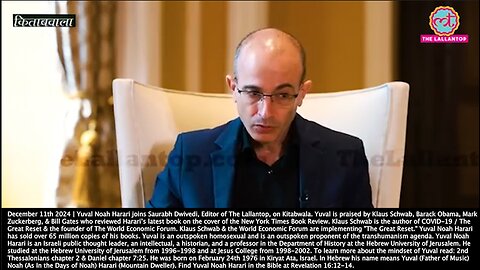 Yuval Noah Harari | "Throughout Human History, Dictators & Tyrants Always Wanted to Monitor Everybody. There Are Microphones, Cameras & Drones Everywhere. You Don't Need A Human Analyst AI Is Doing It Automatically."