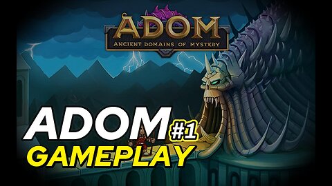 ADOM Full Gameplay Session: (Almost) Unedited Dungeon Chaos and Loot Hoarding!