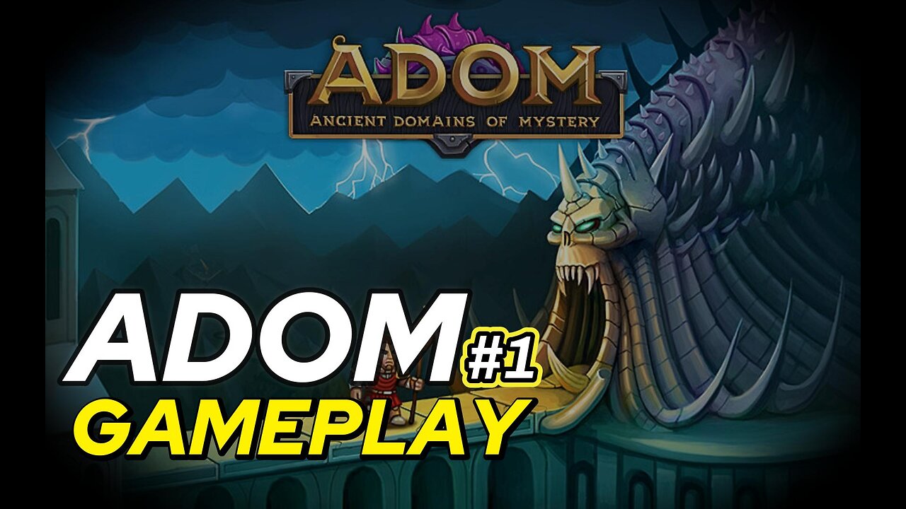 ADOM Full Gameplay Session: (Almost) Unedited Dungeon Chaos and Loot Hoarding!