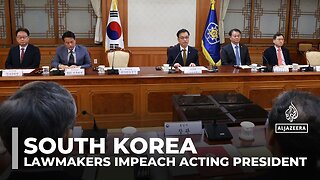 South Korea impeachments: Lawmakers vote to impeach acting president