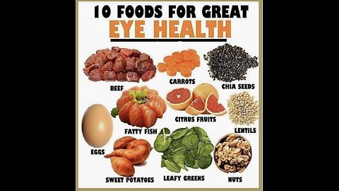 10 foods for great eye health