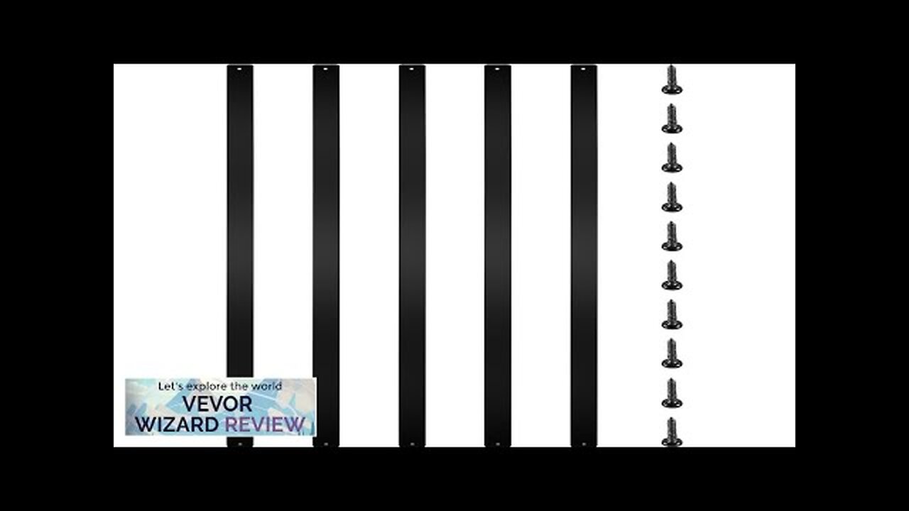 VEVOR Deck Balusters 76 Pack Metal Deck Spindles 29.5"x1" Staircase Baluster Review