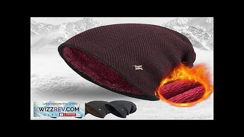 New Men's Winter Thicken Warm Plush Hat Unisex Windproof Hats Men Women Review