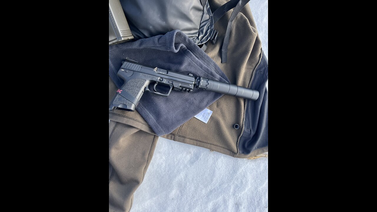 HK USP Tactical 9mm Suppressed - 20 Yards