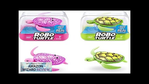 ROBO ALIVE Robo Turtle Robotic Swimming Turtle (Green + Pink) by ZURU Review