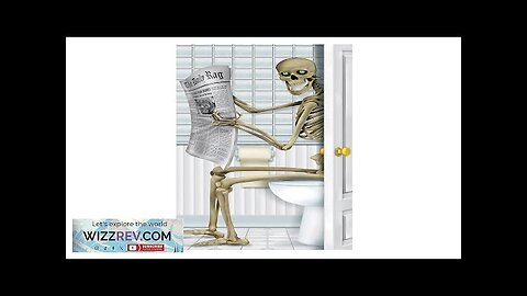 Skeleton Funny Bathroom Door Cover Review