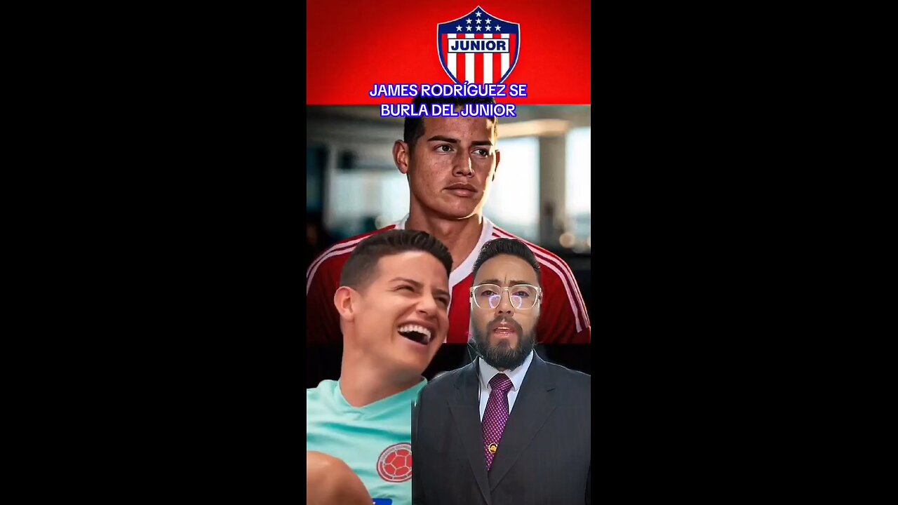 JAMES RODRÍGUEZ SE BURLA DEL JUNIOR SEAMOS SERIOS