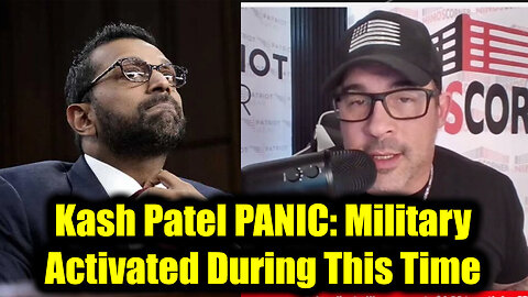 Nino Rodriguez & Kash Patel PANIC: Military Activated During This Time