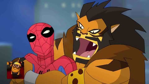 The Spectacular Spider-Man - Spider-Man vs. Mysterio & Kraven at Christmas (S2E3) _ Movieclips