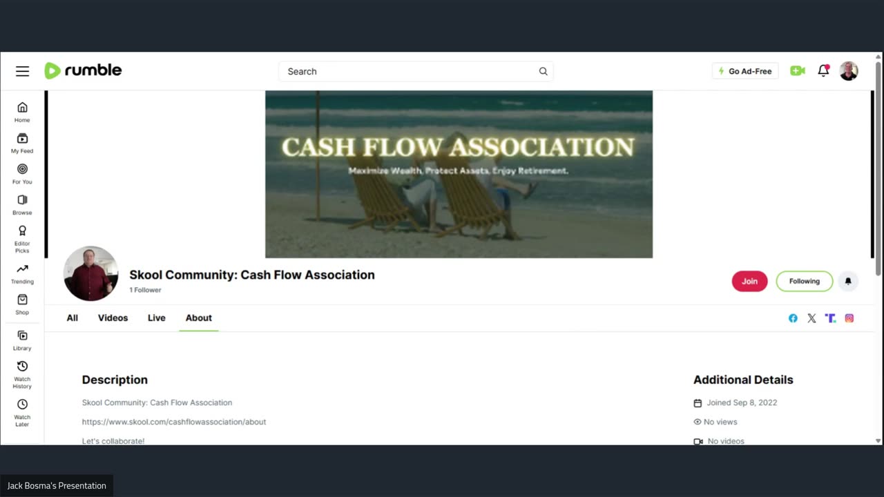 Skool Community: Cash Flow Association