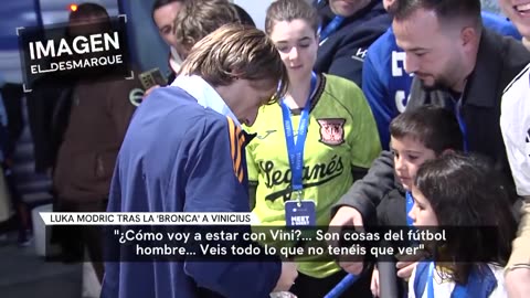 Modric: "My relationship with Vinicius ?