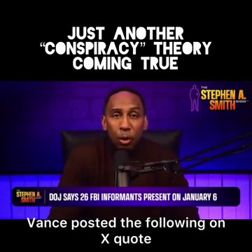 Just Another Conspiracy Theory Coming True