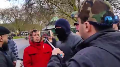 TAN , Irish Man, Masked Man Roastings - Speaker Corner Hyde Park New 2
