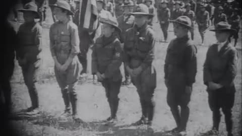 Boy Scouts Dedicate Flagpole at Scout Camp in Montclair, Oakland, California: A Proud Salute (1920s)