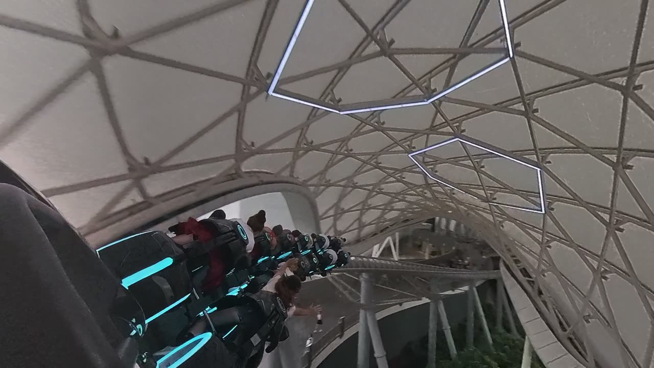 Tron Lightcycle Power Run POV at the Magic Kingdom-Disney World