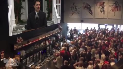 Most hated canadian WEF clown Justin Trudeau-Castro kicked OUT