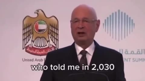 Klaus Schwab Speaks On 2030 Los Angeles