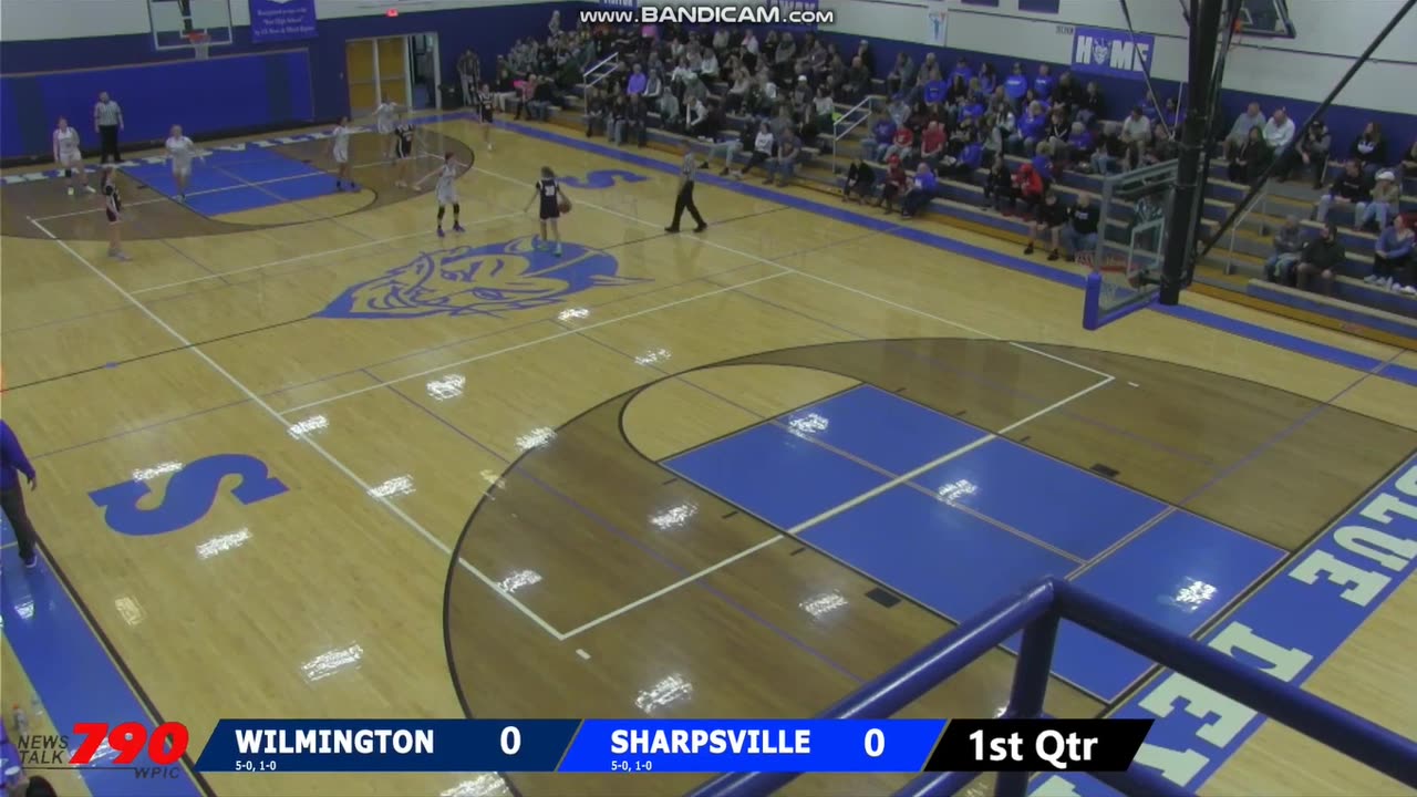 DECEMBER 16 2024 HIGH SCHOOL BASKETBALL: SHARPSVILLE VS WILMINGTON PART 1