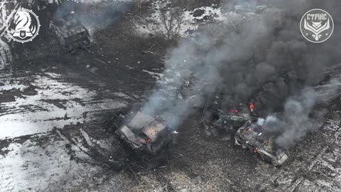 Baba Yaga in action: Ukrainian drones turn Russian equipment into burning wrecks