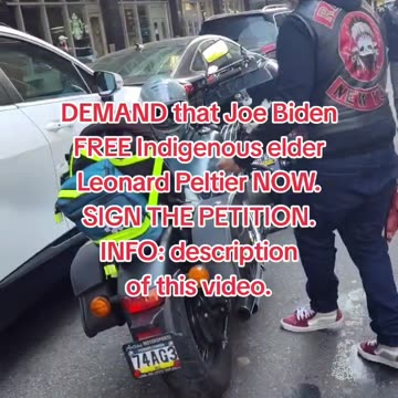 Joe Biden must FREE Indigenous Leonard Peltier NOW.