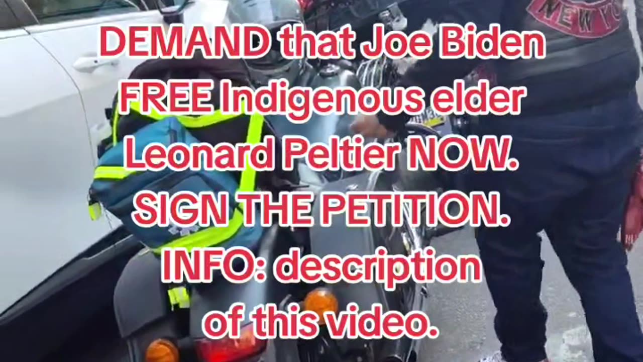 Joe Biden must FREE Indigenous Leonard Peltier NOW.