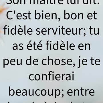 "Bien fait, bon et fidèle serviteur" Matthieu 25:23#shorts #youtubeshorts #jesus #ytshorts #shortvid