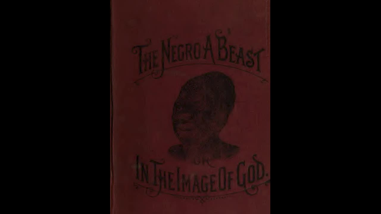 The Negr0 a Beast or in the Imagine of God. Chapter 6 and 7. Second half.