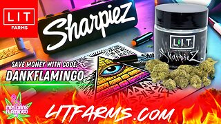 Toking Up Some Sharpiez from LIT Farms! Mrs Dank Flamingo Review!!