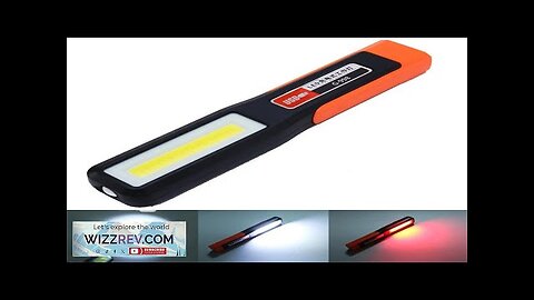 COB LED Work Light Car Garage Mechanic Lamp USB Rechargeable Flashlight Review