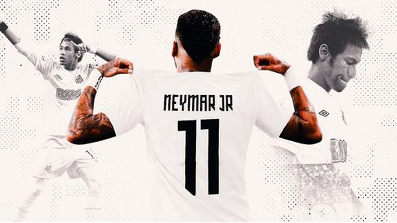 Neymar Debut at santos first match