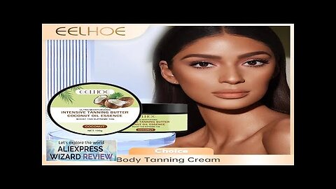 EELHOE Body Tanning Cream Summer Outdoor Solarium Self Tanning Even Skin Tone Review