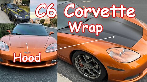 C6 Corvette Transformation......The Hood