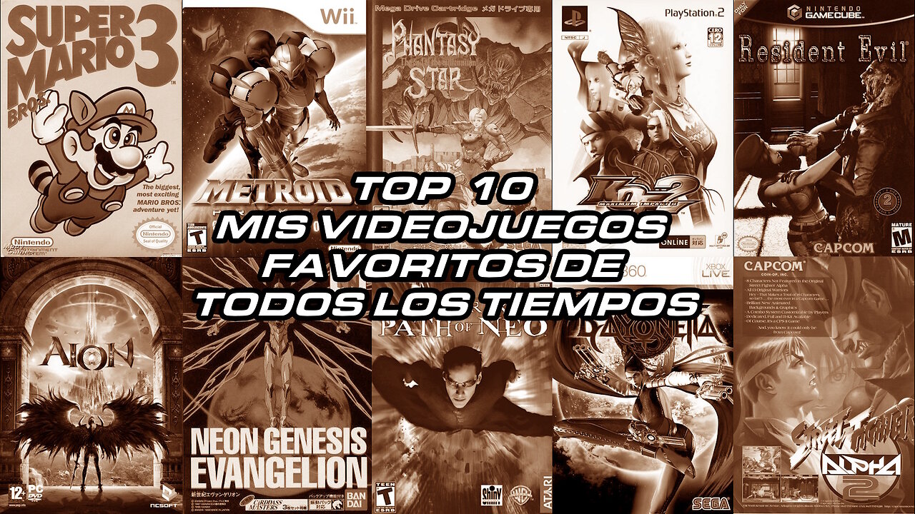 Top 10 videojuegos favoritos