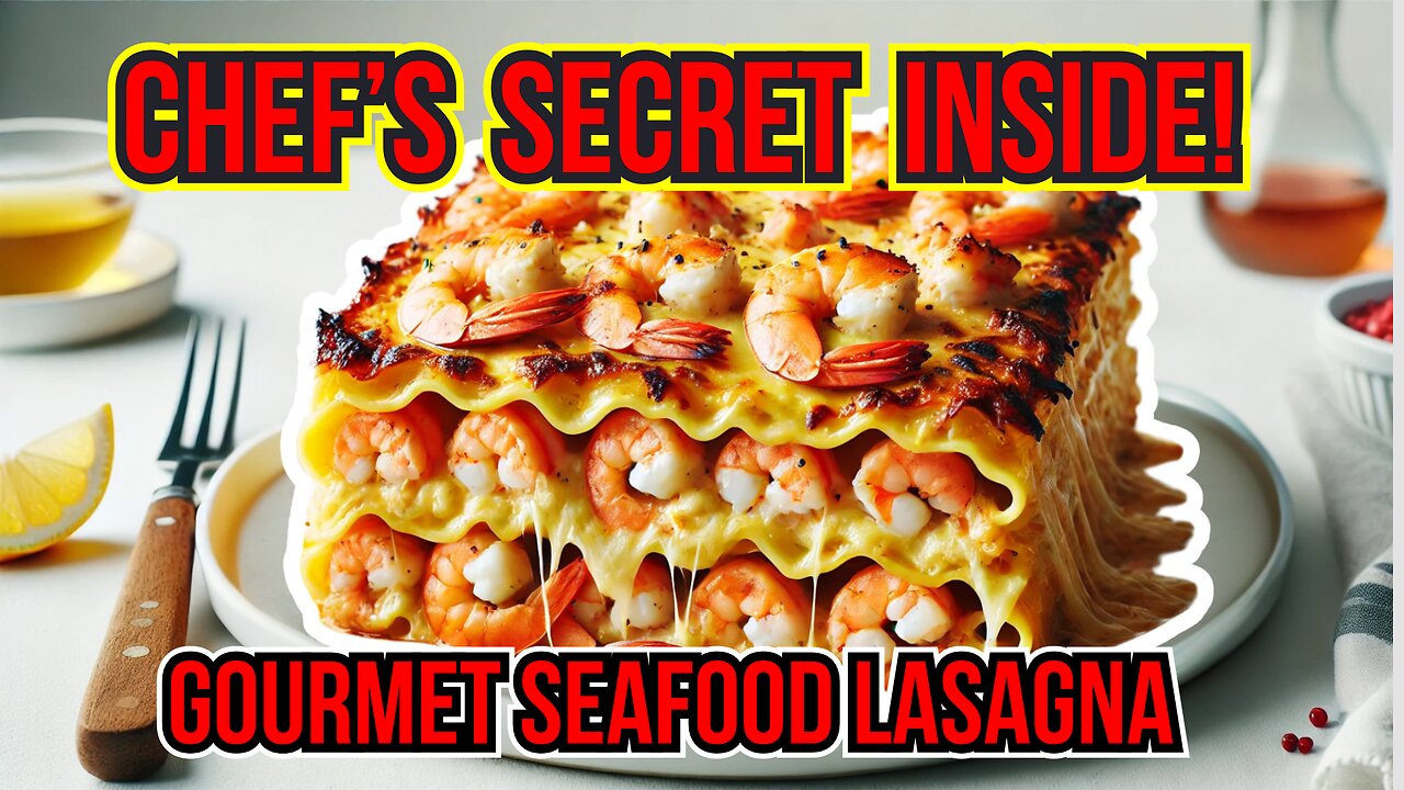 Seafood Lasagna Recipe with Shrimp & Crab (Gourmet Dinner Masterclass!)