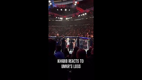 Khabib reacts to Umar loss