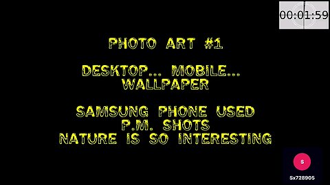 Photo Art #1 DESKTOP... MOBILE... WALLPAPER ... NATURE IS SO INTERESTING