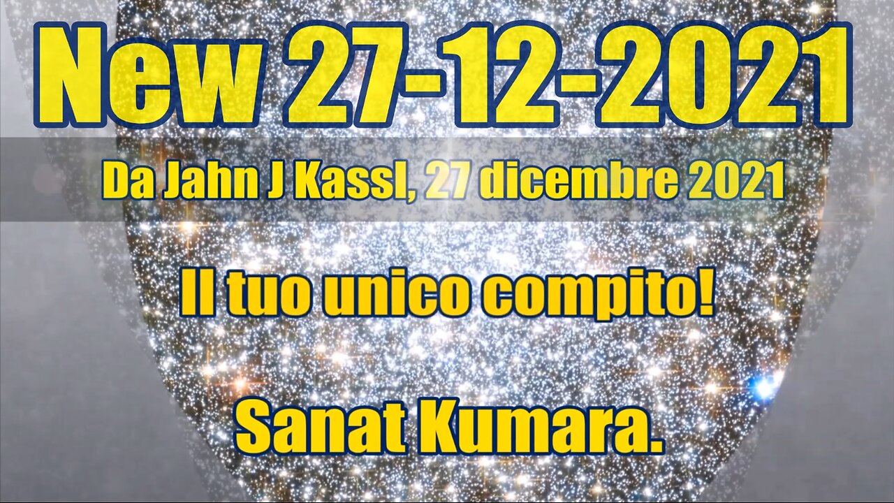 Sanat Kumara. Il tuo unico compito!