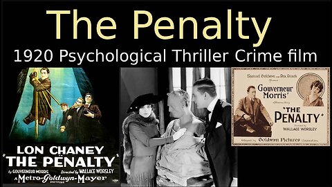 The Penalty (1920 Lon Chaney Psychological Thriller Crime film)