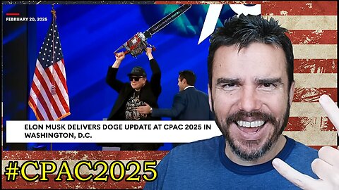 CPAC 2025 - "Elon Musk Interview" Reaction! #cpac #cpac2025 #elonmusk