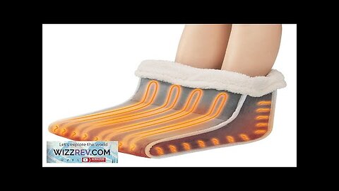 VEVOR Electric Foot Warmer 6-Level Heating Slippers Feet Warmer with Smart Timer Review