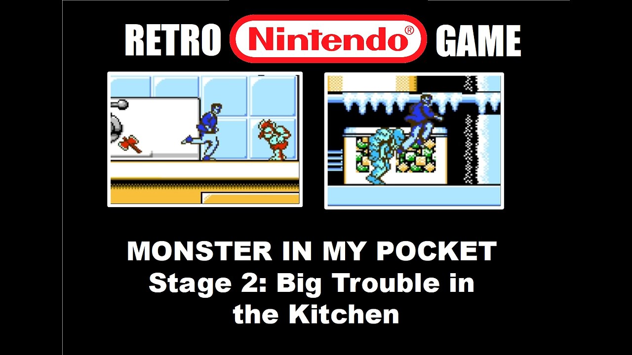 Monster In My Pocket (NES) Stage 2 Big Trouble in the Kitchen: No Death Full Level Speed Run