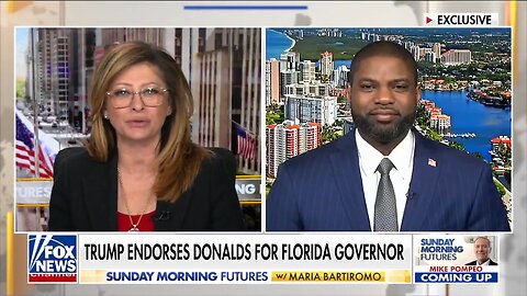 TRUMP ENDORCES DONALDS FOR FLORIDA GOVERNOR