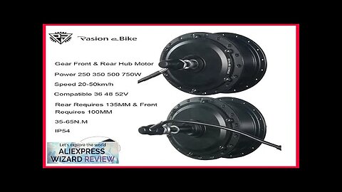 36V 250W 350W 48V 500W 750W High Speed Brushless Electirc Bicycle Gear Review